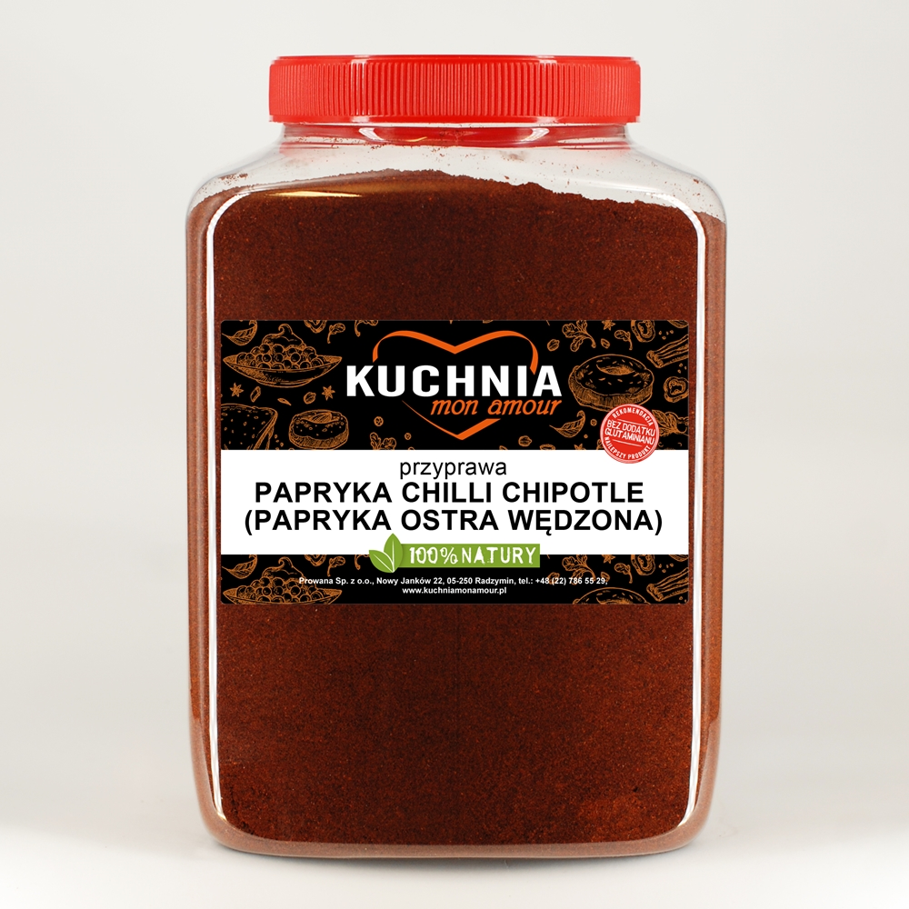 Papryka chilli Chipotle (papryka ostra wędzona) 1,5 kg