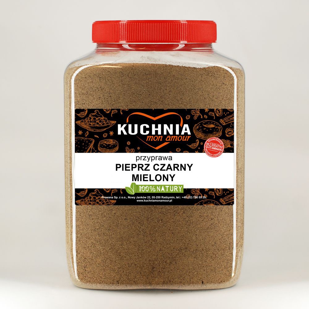 Pieprz czarny mielony 1,5 kg