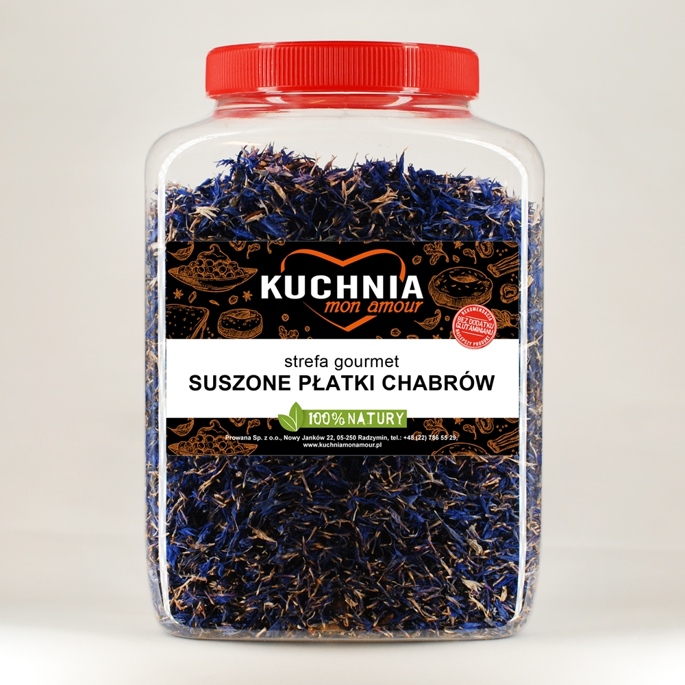 Suszone płatki Chabrów 120g
