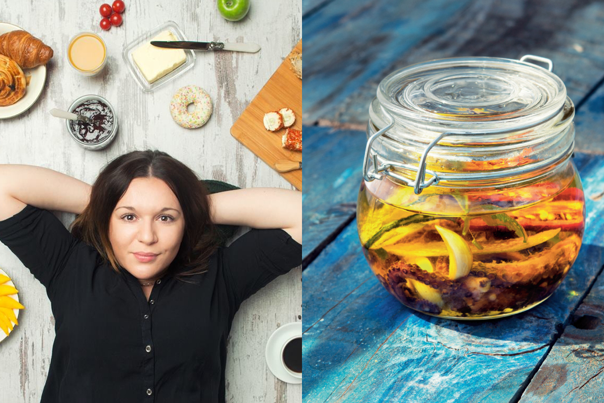 Marynowana ośmiorniczka