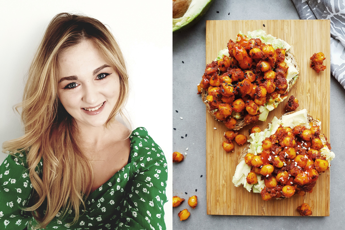 Tosty z awokado  i ciecierzycą