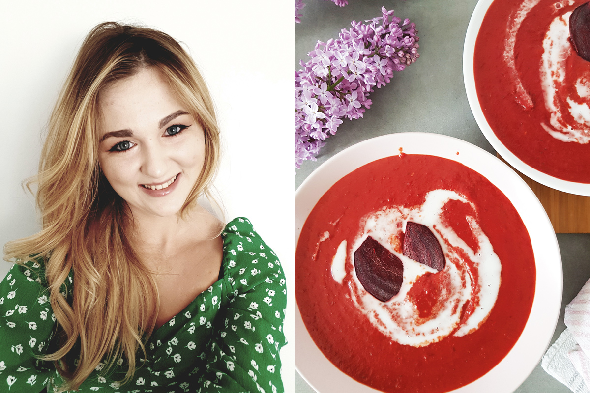 Zupa krem z buraków