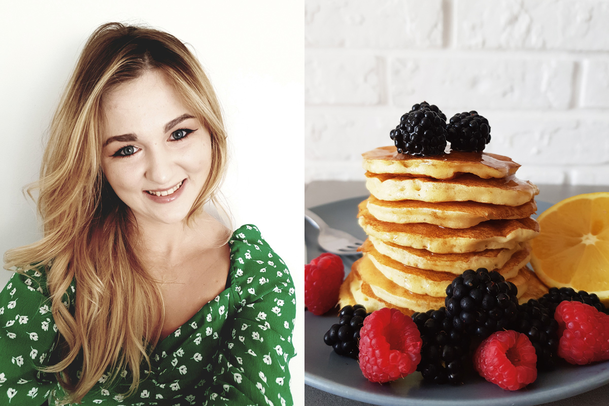 Cytrynowe Pancakes biszkoptowe