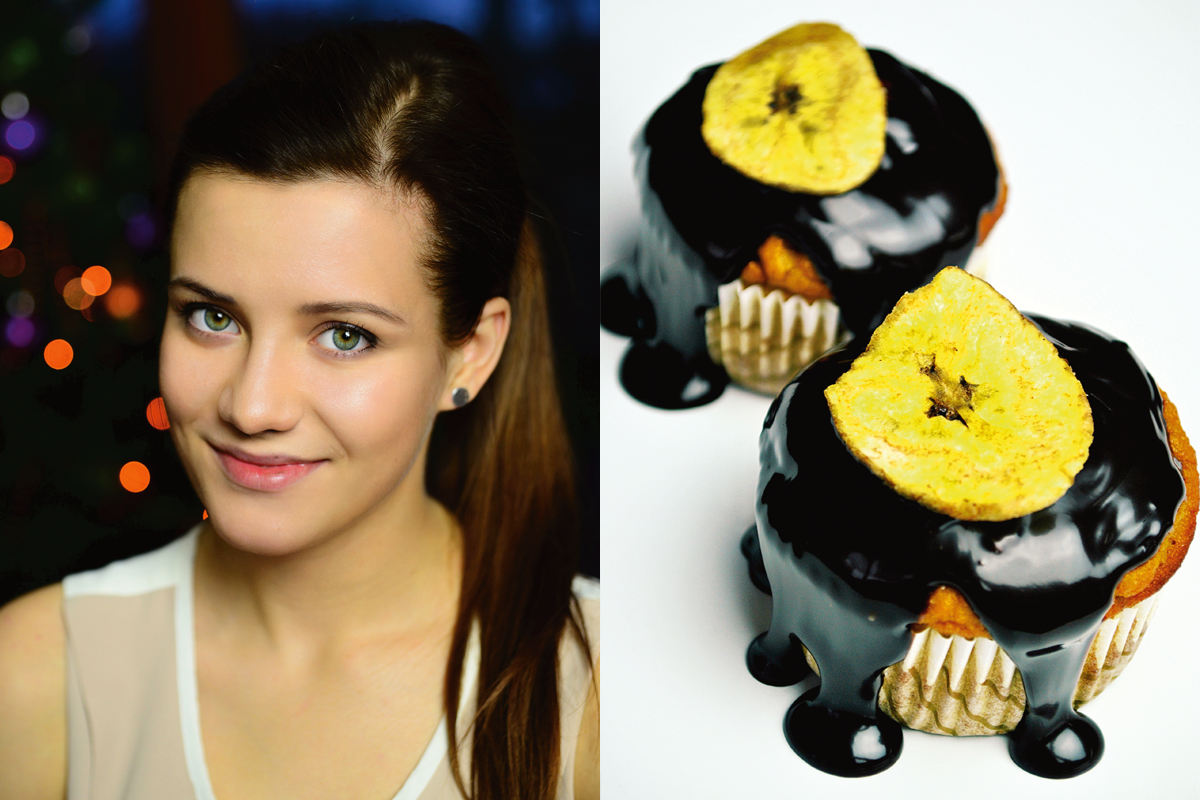 Bezglutenowe muffiny dyniowo-bananowe